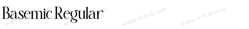 Basemic Regular字体转换 Basemic Regular字体转换